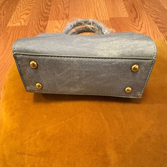 Blue Wax Denim ESR “End Systemic Racism” Handbag by Brandon Blackwood - Picture 5 of 10